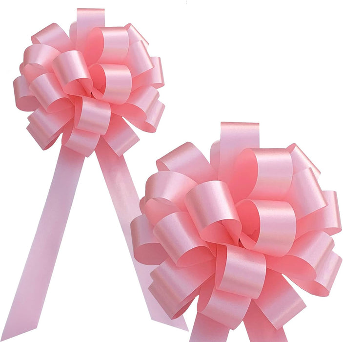 Wedding Pew or Gift Wrapping Pull Bows - 8" Wide, Set of 6