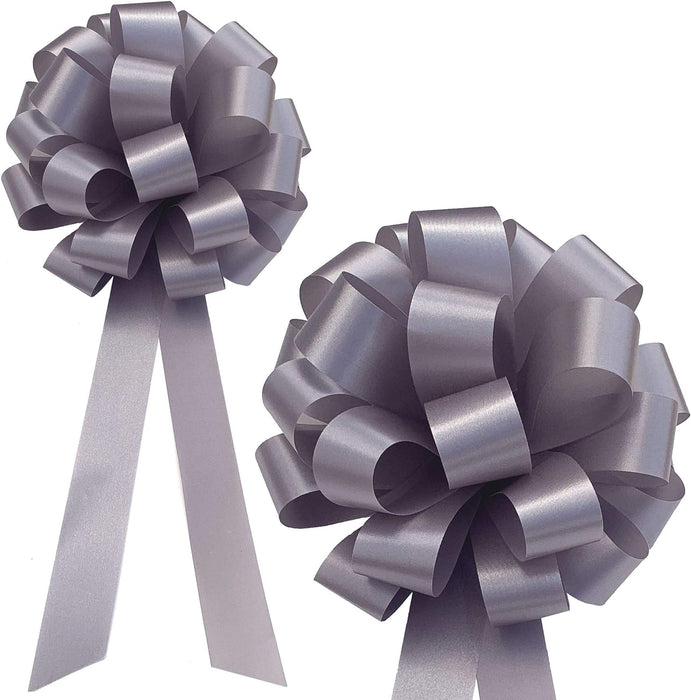 Wedding Pew or Gift Wrapping Pull Bows - 8" Wide, Set of 6