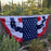 extra long patriotic bunting flag