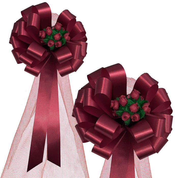 burgundy-wedding-bows