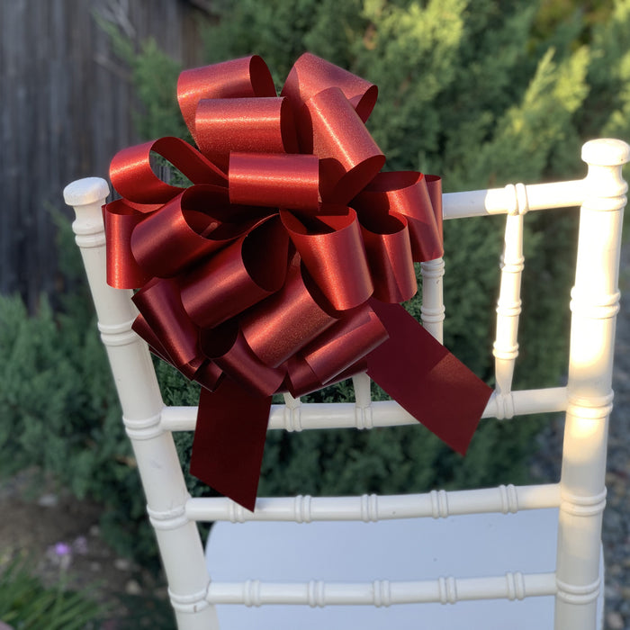 large-burgundy-wedding-chair-decorations