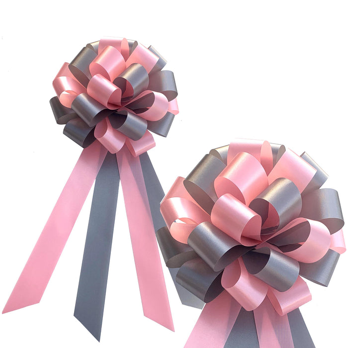 PInk and Silver Bows