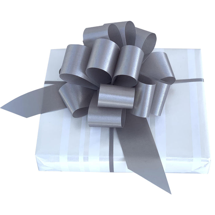 silver -christmas-bows